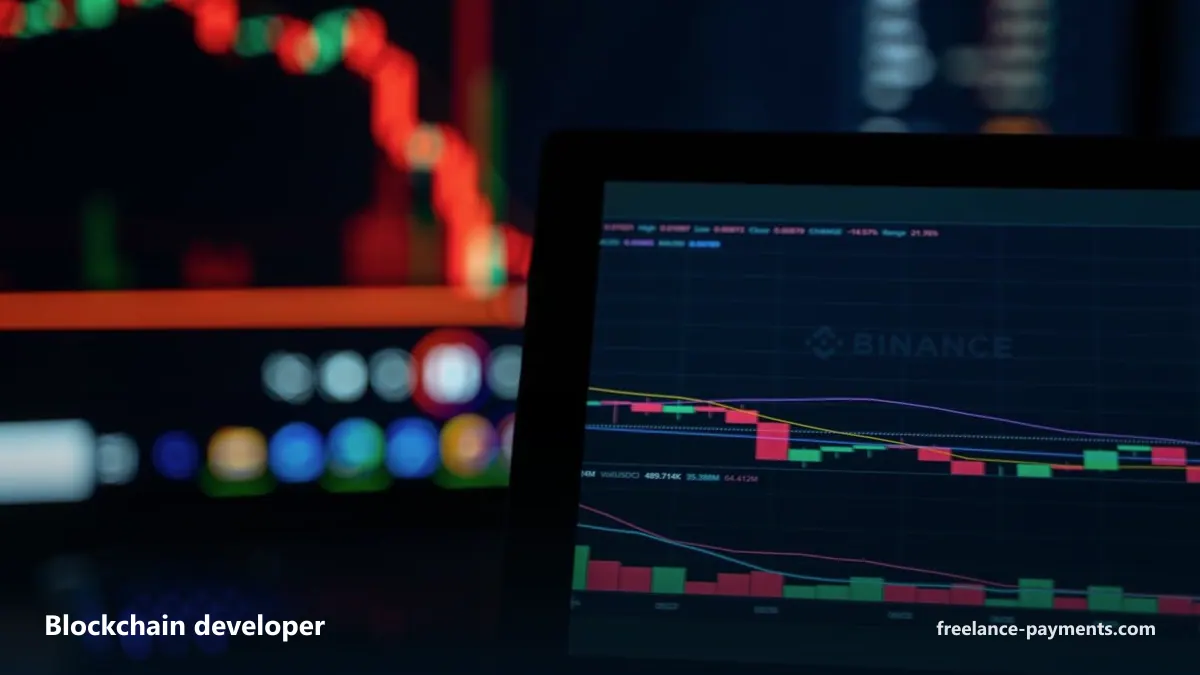 Penagihan untuk pengembang blockchain yang bekerja dengan klien Amerika